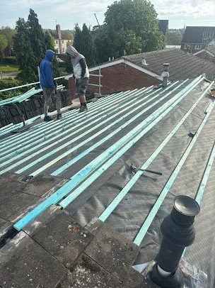 Roof repairs project by Aztech Roofing