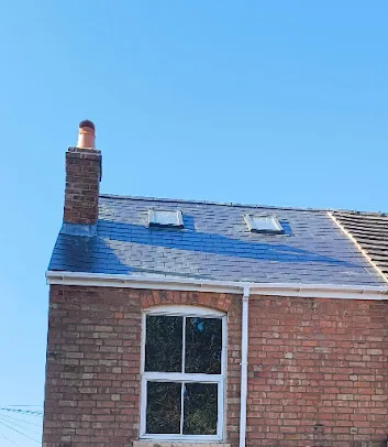 Solar panel installation project by Aztech Roofing